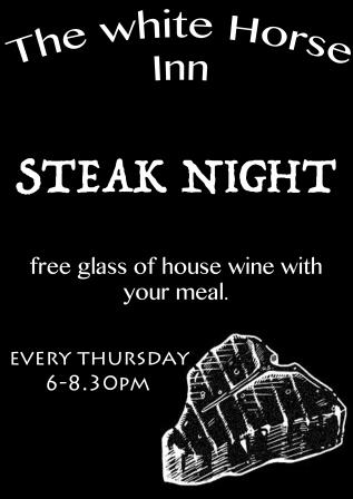 Steak Night at the White Horse